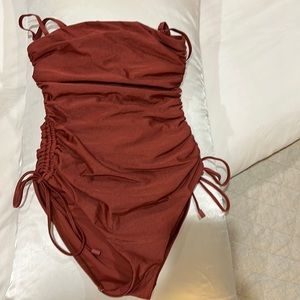 Zimmerman onepiece never worn gorgeous rust color you can wear with straps or no